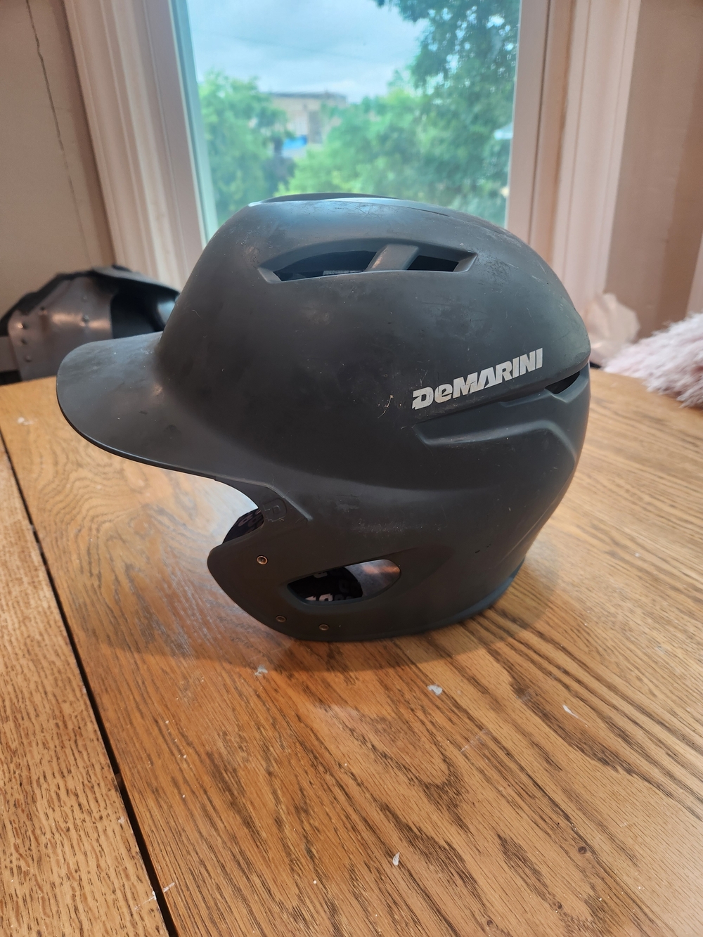 DeMarini Kids Matte Black Batting Helmet